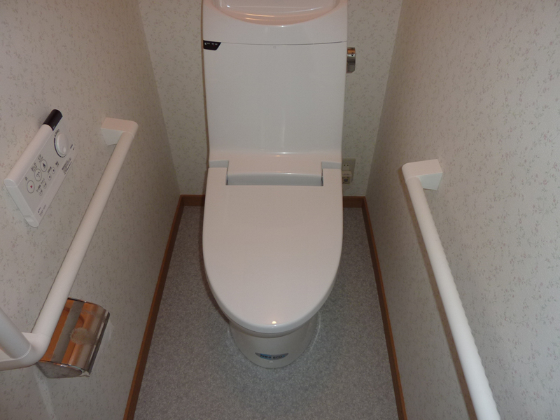 落ち着きのあるトイレ空間　愛知県小牧市Ｙ様邸